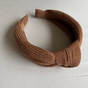Anthropologie Tan Textured Headband